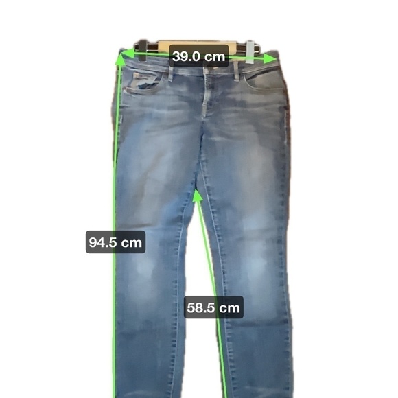 Guess Los Angeles Power Curvy Mid Jeans size 29 - Picture 8 of 10